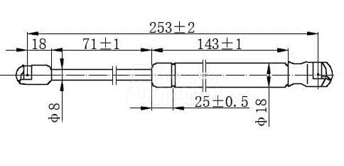 AMORTIZER GEPEK VRATA...