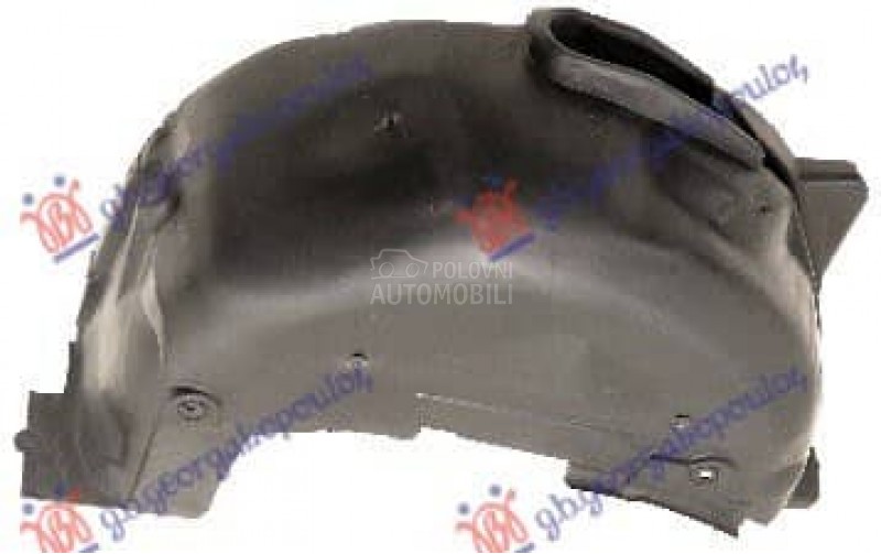 ZADNJE POTKRILO PLASTICNO Levo