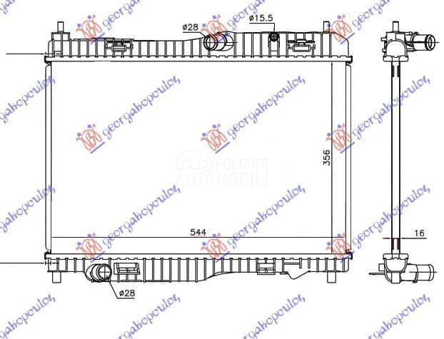 HLADNJAK MOTORA 1.0i...