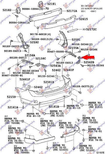 NOSAC PREDNJEG BRANIKA UNUTRAS