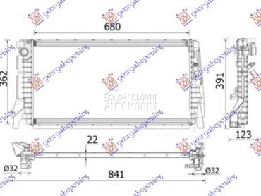 HLADNJAK MOTORA za BMW Serija 1 od 2019. do 2024. god.