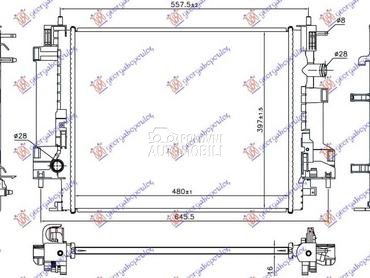 HLADNJAK MOTORA 0.9 TURBO... za Renault Twingo od 2014. do 2019. god.