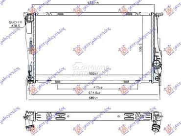 HLADNJAK MOTORA 3.0 BENZIN za BMW Serija 3 od 2008. do 2012. god.