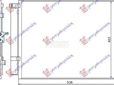 HLADNJAK KLIME 1.6 BENZIN... za Kia Soul od 2008. do 2011. god.