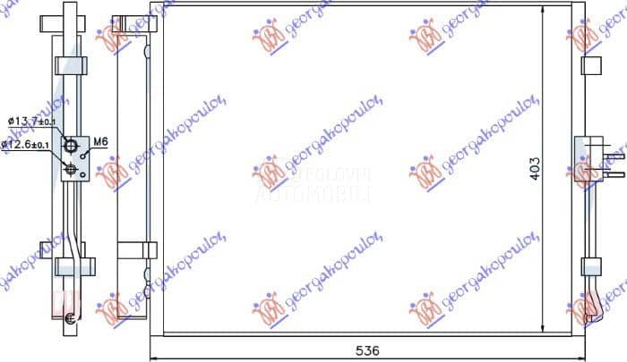 HLADNJAK KLIME 1.6 BENZIN...