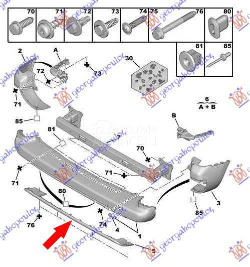 SPOJLER ZADNJEG BRANIKA DONJI
