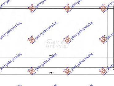 HLADNJAK KLIME ZA SVE... za Nissan Almera Tino od 2000. do 2005. god.