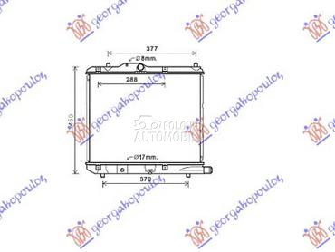 HLADNJAK MOTORA 1.3 CDTi (Z13D za Opel Agila od 2008. do 2014. god.
