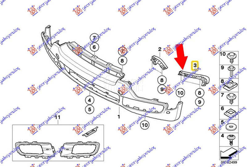 NOSAC PREDNJEG BRANIKA SPOLJAS