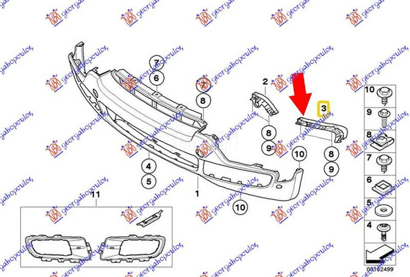 NOSAC PREDNJEG BRANIKA SPOLJAS
