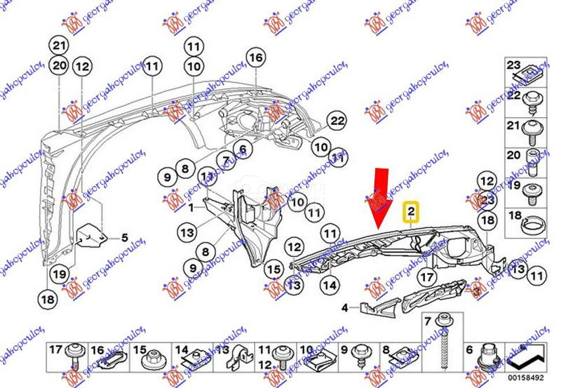 NOSAC PREDNJEG BRANIKA GORNJI
