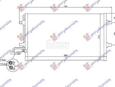 HLADNJAK KLIME... za Volvo C30 za 2010. god.