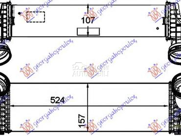 HLADNJAK INTERKULERA 3.5i-3.0 za BMW X5 od 2013. do 2018. god.