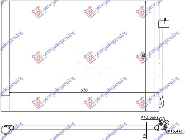 HLADNJAK KLIME BENZIN/DIZEL (5
