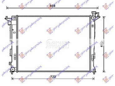 HLADNJAK MOTORA za Hyundai Tucson od 2010. do 2015. god.