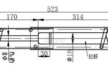 AMORTIZER GEPEK VRATA (523L-71 za BMW X5 od 2010. do 2013. god.