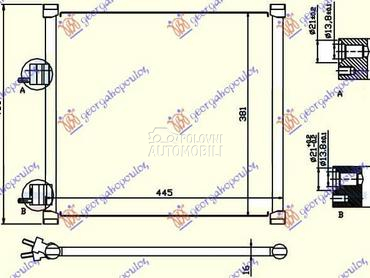 HLADNJAK KLIME BENZIN za Ford Ka od 1997. do 2008. god.