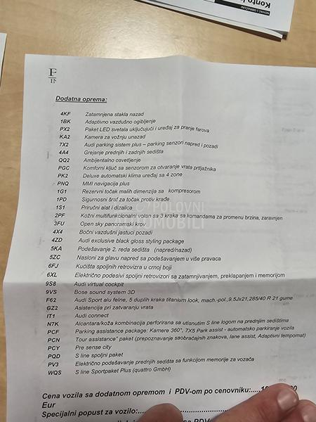 Audi Q7 SlineSportpaketPLUS