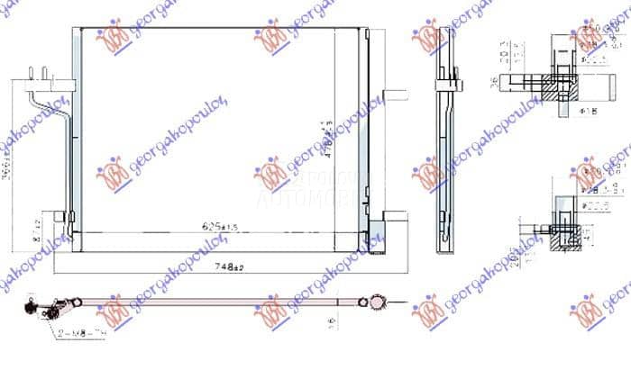 HLADNJAK KLIME 2.5i 16V...