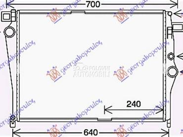 HLADNJAK MOTORA 1.6 DIZEL za Mercedes Benz C Klasa od 2015. do 2018. god.