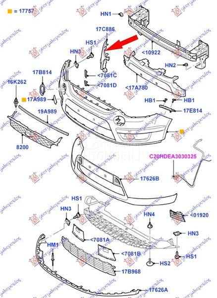 NOSAC PREDNJEG BRANIKA PLASTIC