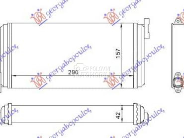 GREJAC KABINE za Mercedes Benz 190 od 1984. do 1993. god.
