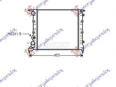 HLADNJAK MOTORA 1.2i 8V za Renault Clio od 1990. do 1994. god.