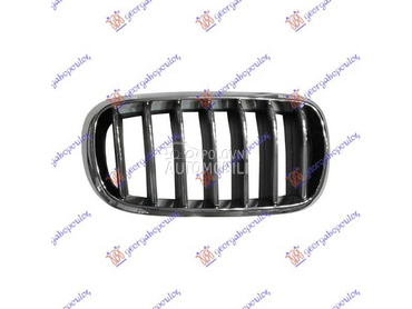 PVC MASKA HROM-HROM/CRNA Desno za BMW X5 od 2013. do 2018. god.