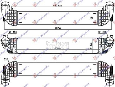 HLADNJAK INTERKULERA 1.4... za Opel Astra K od 2016. do 2019. god.