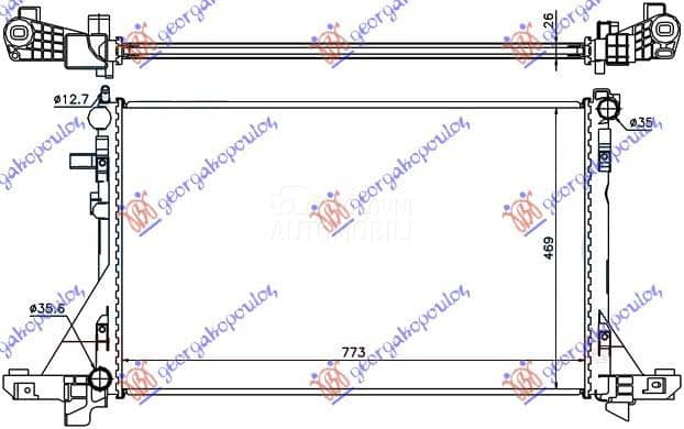 HLADNJAK MOTORA 2.3 CDTi...