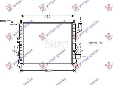 HLADNJAK MOTORA 1.1/1.2 ()... za Renault Twingo od 1998. do 2000. god.