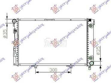 HLADNJAK MOTORA 2.0... za Mercedes Benz 190 od 1984. do 1993. god.