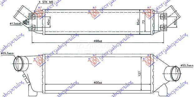 HLADNJAK INTERKULERA 2.0 TDi (