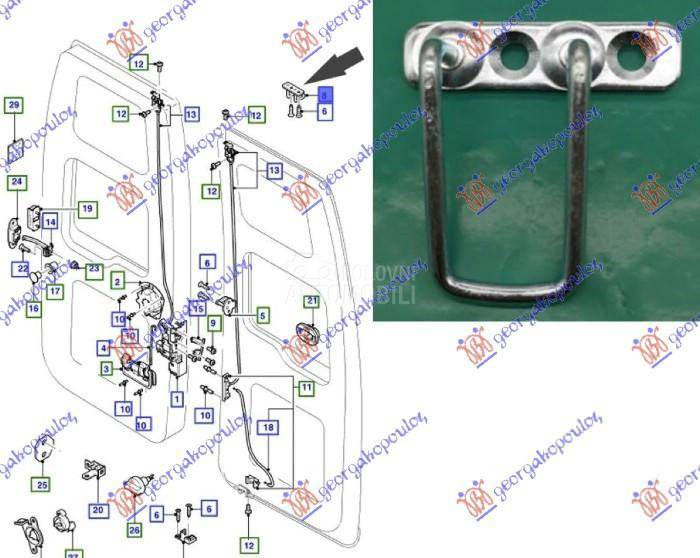 BRAVA GEPEK VRATA GORNJA (DUPL