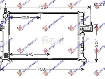 HLADNJAK MOTORA 1.3CDTi... za Opel Combo od 2000. do 2012. god.