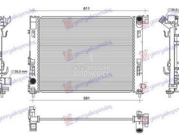 HLADNJAK MOTORA 0.9 IG-T... za Nissan Micra za 2017. god.
