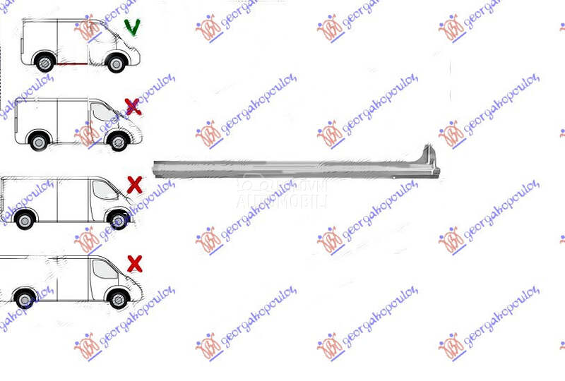 SAJTNA KLIZNIH VRATA (KRATKA S