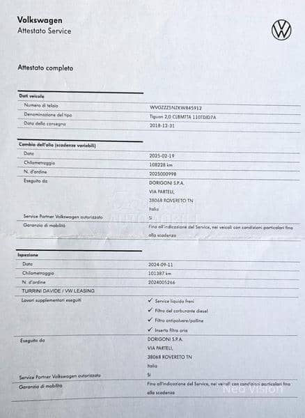 Volkswagen Tiguan 2.0 TDI R-line