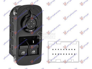PREKIDAC U PREDNJIM VRATIMA (2 za Alfa Romeo MiTo od 2008. do 2025. god.