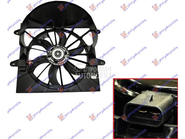 VENTILATOR KOMPLET (3.7 BENZIN za Jeep Grand Cherokee od 2008. do 2011. god.