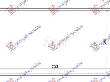 HLADNJAK MOTORA 1.8i 16V TDCI za Ford Transit Connect od 2003. do 2010. god.