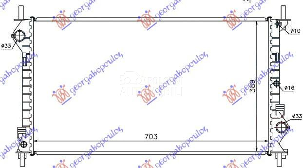 HLADNJAK MOTORA 1.8i 16V TDCI