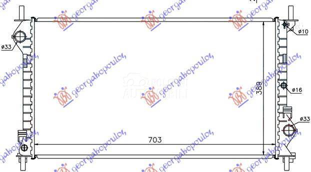HLADNJAK MOTORA 1.8i 16V TDCI