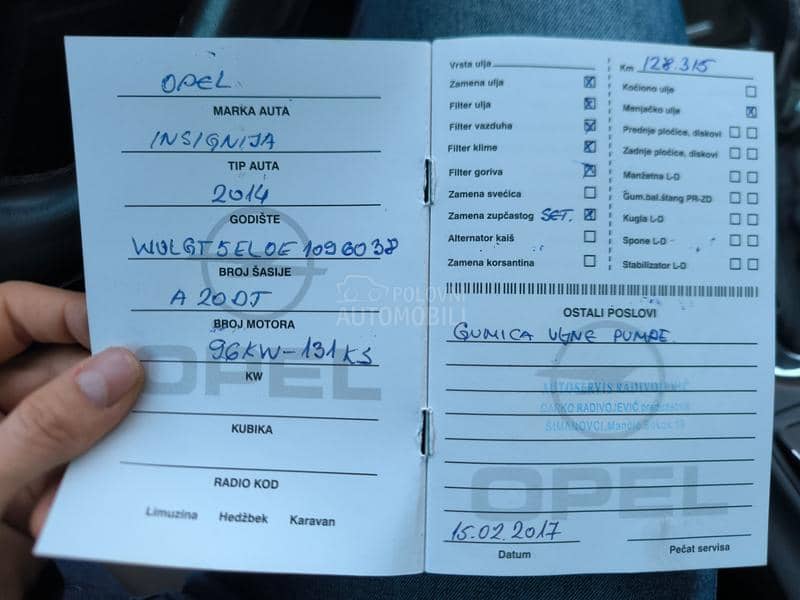 Opel Insignia 2.0 CDTI COSMO NAVY