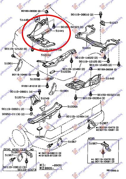 ZASTITA MOTORA PLASTICNA
