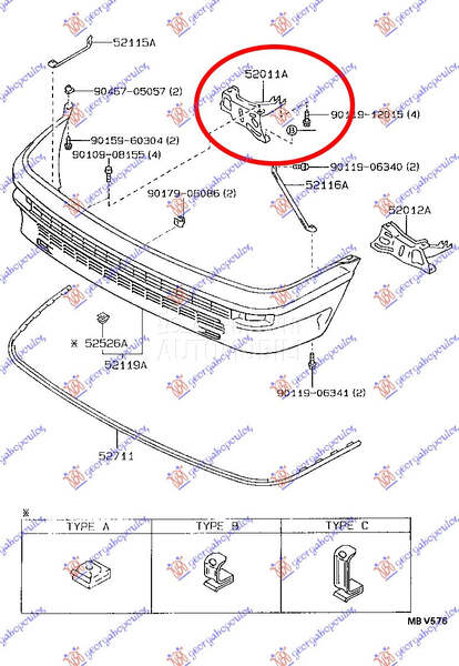 NOSAC PREDNJEG BRANIKA