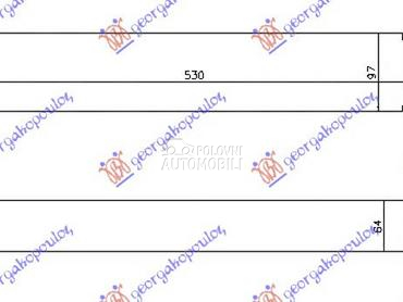 HLADNJAK INTERKULERA 1.4 TB BE za Alfa Romeo Giulietta od 2010. do 2025. god.