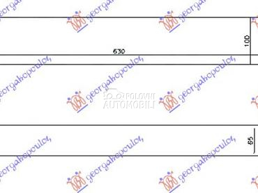 HLADNJAK INTERKULERA 1.4 TB BE za Alfa Romeo Giulietta od 2010. do 2025. god.