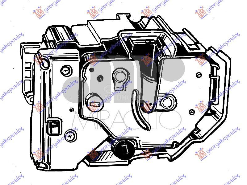 BRAVA ZADNJIH VRATA (CENTRALNO
