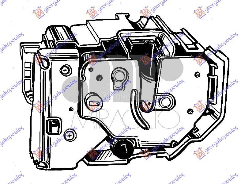 BRAVA ZADNJIH VRATA (CENTRALNO